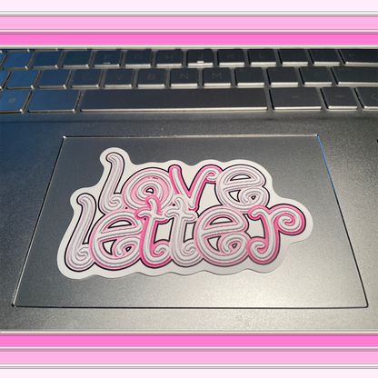 love letter sticker